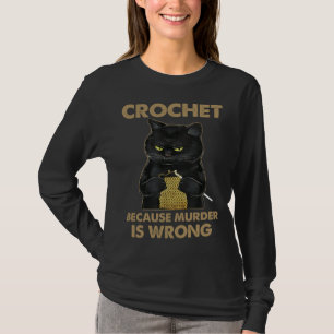 Katze Niedliche Katze häkelnd Katze Katzenbesitzer T-Shirt
