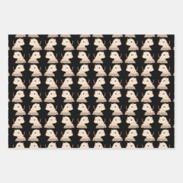 Katze - Niedliche Yoga-Katze Geschenkpapier Set