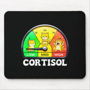Katze Niedriger Cortisolspiegel Katzen Meme Stress Mousepad