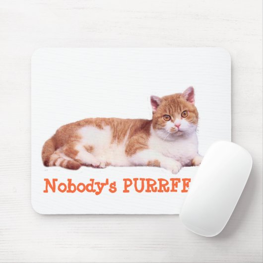 Katze niemanden Purrfect Mousepad (Mit Mouse)