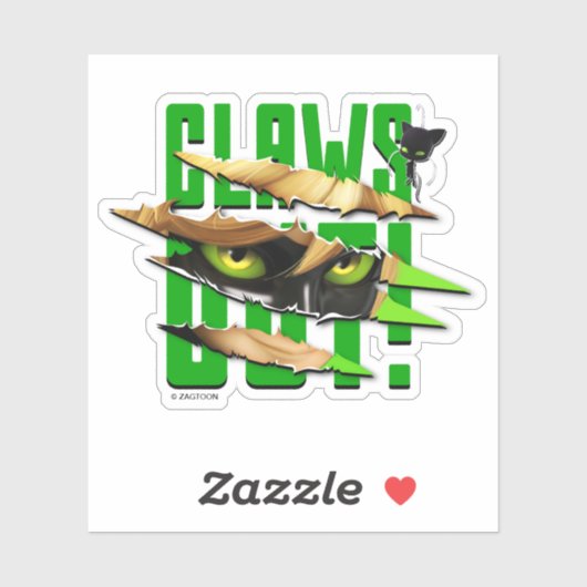 Katze Noir & Plagg | Ausstreichen Aufkleber (Blatt)