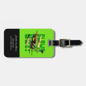 Katze Noir & Plagg | Ausstreichen Gepäckanhänger (Vorderseite horizontal)