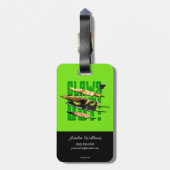 Katze Noir & Plagg | Ausstreichen Gepäckanhänger (Rückseite vertikal)