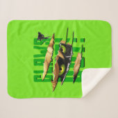 Katze Noir & Plagg | Ausstreichen Sherpadecke (Vorderseite (Horizontal))