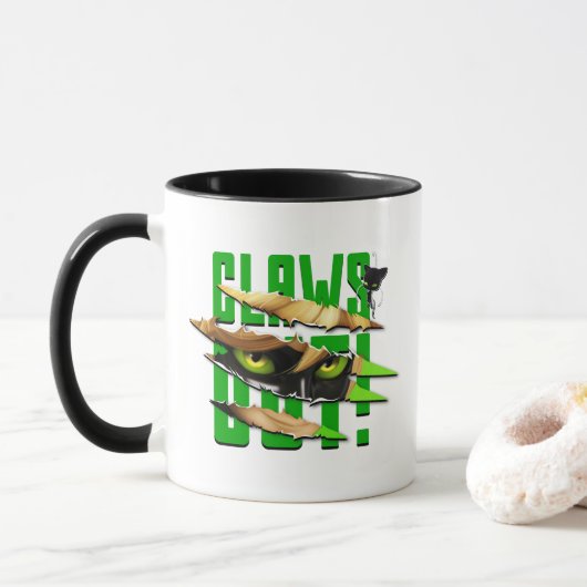 Katze Noir & Plagg | Ausstreichen Tasse (Mit Donut)