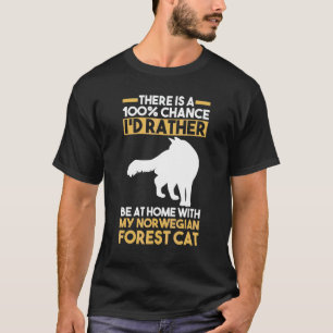 Katze Norwegische Waldkatze 1 T-Shirt