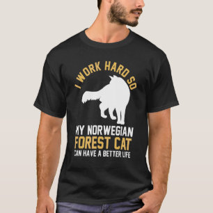 Katze Norwegische Waldkatze T-Shirt