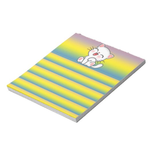 Katze Notizblock (Rotiert)