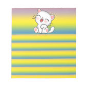 Katze Notizblock (Vorderseite)