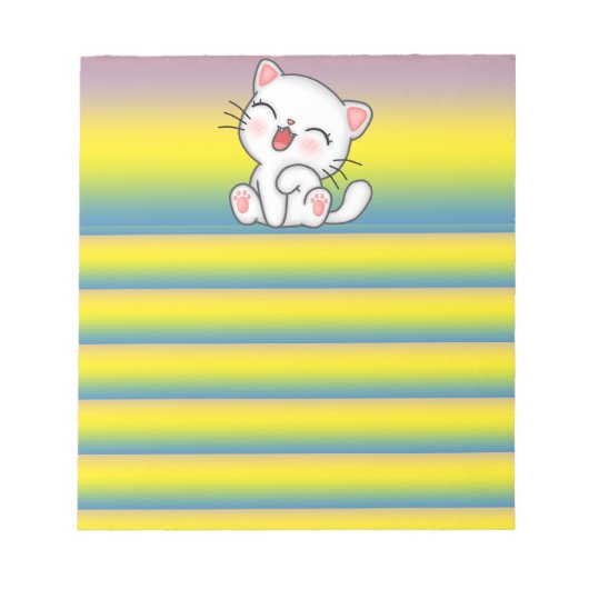 Katze Notizblock (Vorderseite)