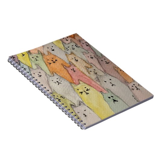 Katze Notizblock (Rechte Seite)