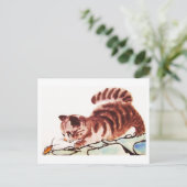 Katze Nr.32 * Katzen-Postkarten * Cat-Art-Postcard Postkarte (Stehend Vorderseite)