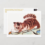 Katze Nr.32 * Katzen-Postkarten * Cat-Art-Postcard Postkarte (Vorne/Hinten)