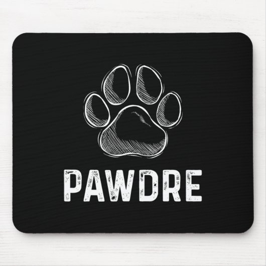 Katze oder Hund Vater Vathers Day Mens Pawdre Gesc Mousepad (Vorne)