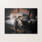Katze oder Ihr Foto-Puzzle Puzzle (Horizontal)