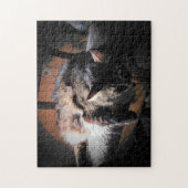 Katze oder Ihr Foto-Puzzle Puzzle (Vertikal)