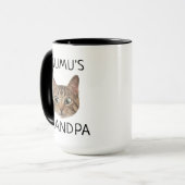 Katze Oma Gesicht Name Kitten Pet Liebhaber Eigent Tasse (Vorderseite Links)