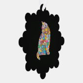 Katze Ornament Karte (Rechts)