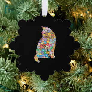 Katze Ornament Karte