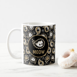 Katze Paisley Kaffeetasse