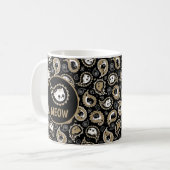 Katze Paisley Kaffeetasse (Vorderseite Links)
