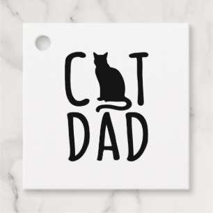 Katze Papa, schwarze Katze niedliche Liebe mein be Geschenkanhänger