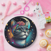 Katze Papierplatte! Pappteller (Party)
