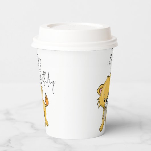 Katze Pappbecher (Links)