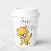 Katze Pappbecher (Rückseite)