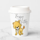 Katze Pappbecher (Vorderseite)