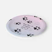 Katze Pappteller (Schrägansicht)