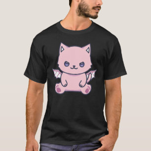 Katze Pastell Goth Süße Ästhetik Liebhaber Besitze T-Shirt
