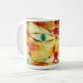 Katze Pauls Klee und Vogel-Tasse Kaffeetasse (Vorderseite Links)