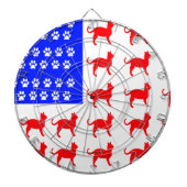 Katze + Paw-Flag Dartscheibe (vorne)