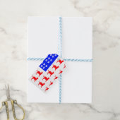Katze + Paw-Flag Geschenkanhänger (Mit Garn)
