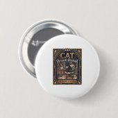 Katze Persönlicher Assistent Katze Lustig Besitzer Button (Vorne & Hinten)