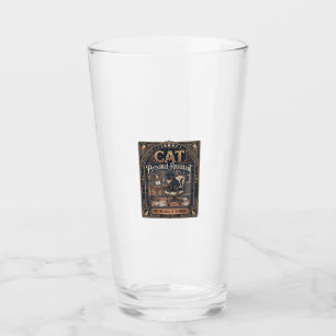 Katze Persönlicher Assistent Katze Lustig Besitzer Glas