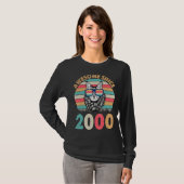 Katze Phantastisch seit 2000 glücklich Geburtstag T-Shirt (Vorne ganz)