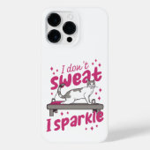 KATZE PILATEN MACHE ICH NICHT SCHWETTEN ICH SPARKL iPhone HÜLLE (Rückseite)