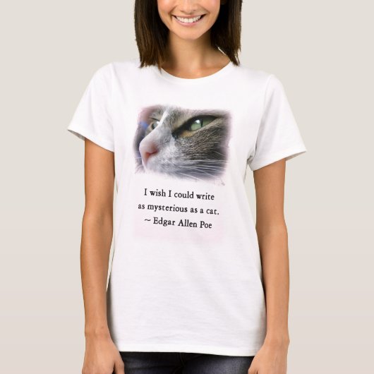 Katze Poes T-Shirt (Vorderseite)