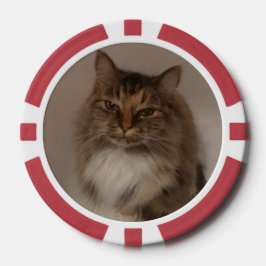 Katze Pokerchips