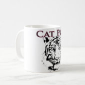 Katze Poo Kaffee-Tasse Kaffeetasse (Vorderseite Links)