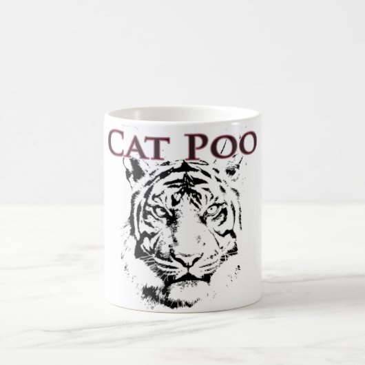 Katze Poo Kaffee-Tasse Kaffeetasse (Mittel)