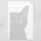 Katze, Portrait von Gus Briefpapier (Vorne/Hinten)