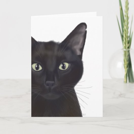 Katze, Portrait von Gus Karte (Vorderseite)