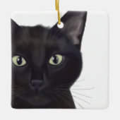 Katze, Portrait von Gus Keramikornament (Vorderseite)