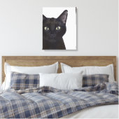 Katze, Portrait von Gus Leinwanddruck (Insitu (Schlafzimmer))