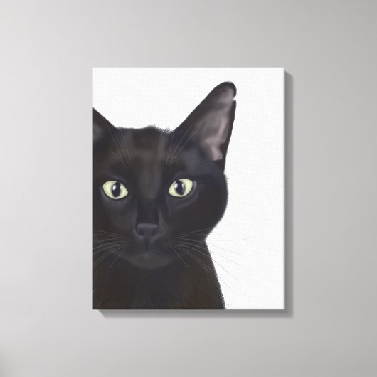 Katze, Portrait von Gus Leinwanddruck (Vorderseite)