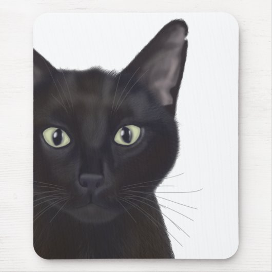 Katze, Portrait von Gus Mousepad (Vorne)