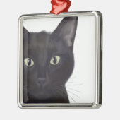 Katze, Portrait von Gus Ornament Aus Metall (Links)